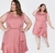 VESTIDO PLUS SIZE CURTO BLOUSÊ