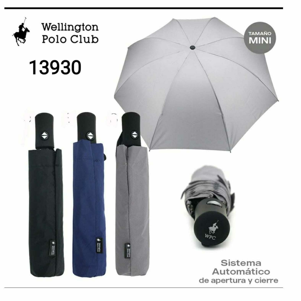 Paraguas Automático de apertura y cierre WELLIGTON POLO CLUB Cod 13930