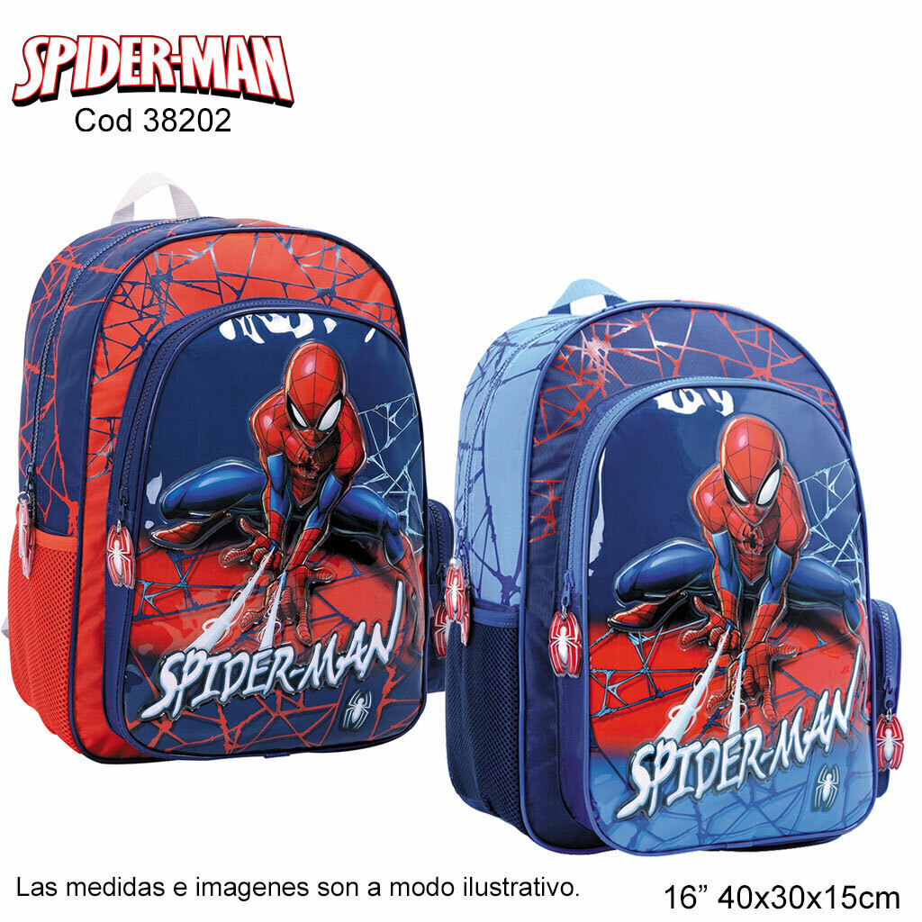 Mochila Spiderman 16″. WB 38202. – Tienda Rodi