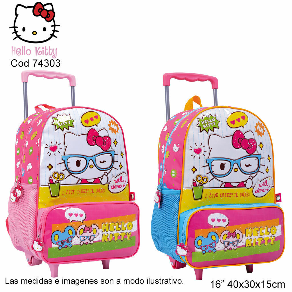 Comprar Mochilas Guardería con carro Hello Kitty, envío gratis