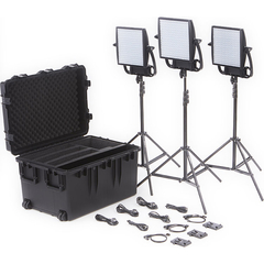 Litepanels Astra 6X Bi-Color LED Panel Traveler Trio V-Mount Kit