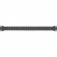 Canare Video Patch Panel 20DVS - 1RU Video Patchbay w/20 Straight Through