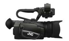 JVC | GY-HM250SP | Camcorder compacta de mano 4KCAM para streaming y producción deportiva en internet