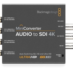 BLACKMAGIC MINI CONVERTER - AUDIO TO SDI 4K