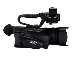 JVC | GY-HM250E | Camcorder compacta de mano 4K con streaming en directo, SDI y gráficos broadcast - comprar online