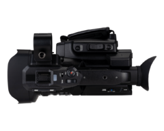 Imagen de JVC | GY-HM250E | Camcorder compacta de mano 4K con streaming en directo, SDI y gráficos broadcast