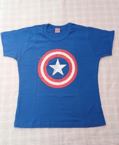 blusa capitão américa (adulto)