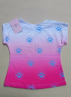 BLUSA SKYE PATRULHA CANINA SUBLIMADA ROSA E EVEREST MAE E FILHA - comprar online