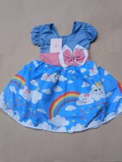 vestido luxinho chuva de amor / chuva de bençaos / NUVENS