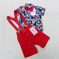 Conjunto Mickey Completo Gibi Colorido