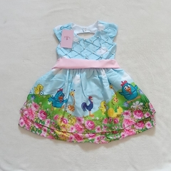 Vestido Galinha Pintadinha Candy Pérola