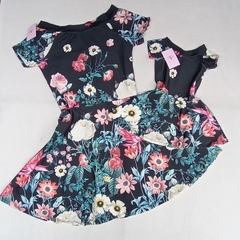 Vestido Tal Mãe Tal Filha Floral Estampado