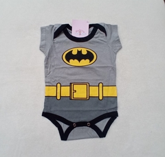 body batman infantil 2 a 6 meses