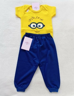 BODY MINIONS MEU MALVADO FAVORITO COM CALÇA mesversario presente na internet