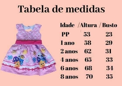 Vestido 3 palavrinhas Luxo Rosa Infantil Festa - loja online