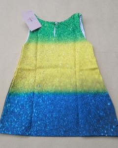 Vestido LOL bandeira Brasil Festa infantil - comprar online