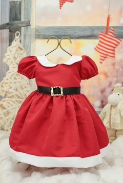 Vestido Mamãe Noel Infantil