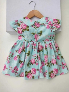 Vestido Floral bebe Recém nascido ao 8 meses Infantil festa na internet