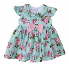 Vestido Floral bebe Recém nascido ao 8 meses Infantil festa