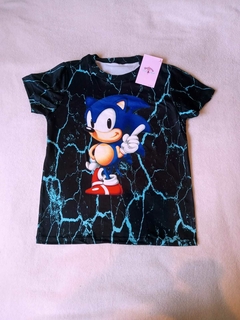 BLUSA SONIC SUBLIMADA INFANTIL