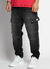 JEAN BROSS CARGO MOM NEGRO CON RECORTE - comprar online