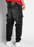 JEAN BROSS CARGO MOM NEGRO CON RECORTE - Bross Mayorista