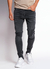 JEAN BROSS SLIM NEGRO CON ROTURAS - Bross Mayorista