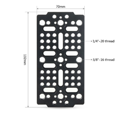 Imagem do Placa de Montagem universal multifuros Cheese Plate Smallrig 1681