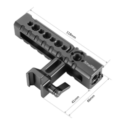 Top Handle com estabilizador para Trilho NATO - Smallrig 1955 - Filmtech Equipamentos