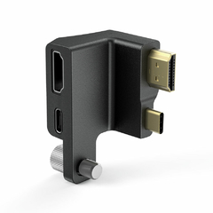 SmallRig AAA2700 - Adaptador de ângulo reto de cabo HDMI e UCB-C p/ BMPCC 4K