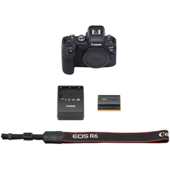 Câmera EOS Canon R6 4K Mirrorless - loja online