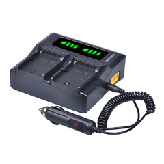 Carregador Duplo NP-F - Fast Charger – Batmax - comprar online