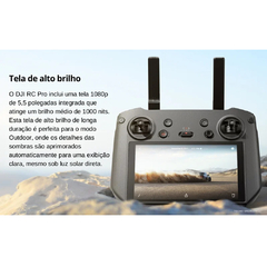 DJI RC PRO - Controle Remoto com tela e saída HDMI - Filmtech Equipamentos