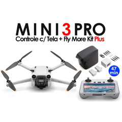 Drone DJI Mini 3 Pro (DJI RC) Fly More Kit PLUS Combo