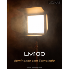 Painel LED LM100X - BICOLOR c/ garfo, cubo, DMX e display traseiro touch (51x39mm) - LEDMAIS