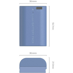 Imagem do SmallRig 4264 - Bateria LP-E6NH USB-C recarregável para câmera