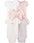 Carter's Pack 5 Bodys Manga Corta "Floral"