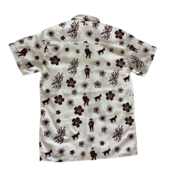 Camisa Cordel Linho Offwhite - comprar online