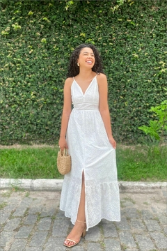 VESTIDO LONGUETE ALÇA