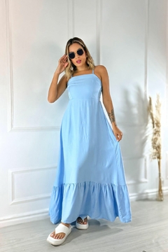 VESTIDO LONGUETE ALÇA