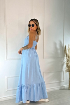 VESTIDO LONGUETE ALÇA - comprar online