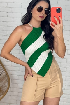 BLUSA TRICÔ MODAL ASSIMÉTRICA