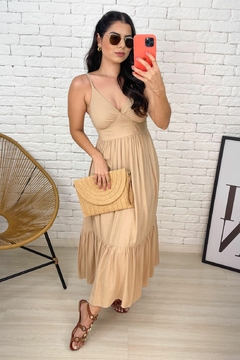 VESTIDO MIDI ALÇA - comprar online