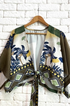 CROPPED KIMONO