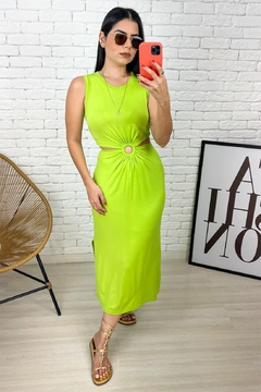 VESTIDO MIDI ARGOLA - loja online