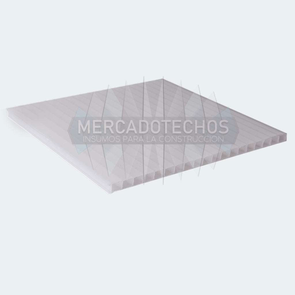 Placa de Policarbonato Alveolar 4 mm - Mercado Techos