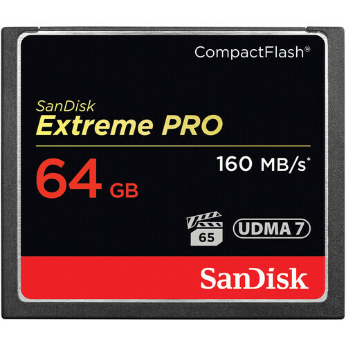 Memoria Sandisk Extreme Pro CompactFlash 32Gb / 64Gb / 128Gb