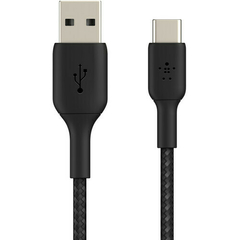 Cable Belkin trenzado USB-C to USB-A - Compatible Carplay - 1 metro - comprar online