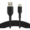 Cable Belkin trenzado USB-C to USB-A - Compatible Carplay - 1 metro