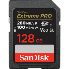 MEMORIA SANDISK EXTREME PRO SDXC V60 280MB/s 128GB